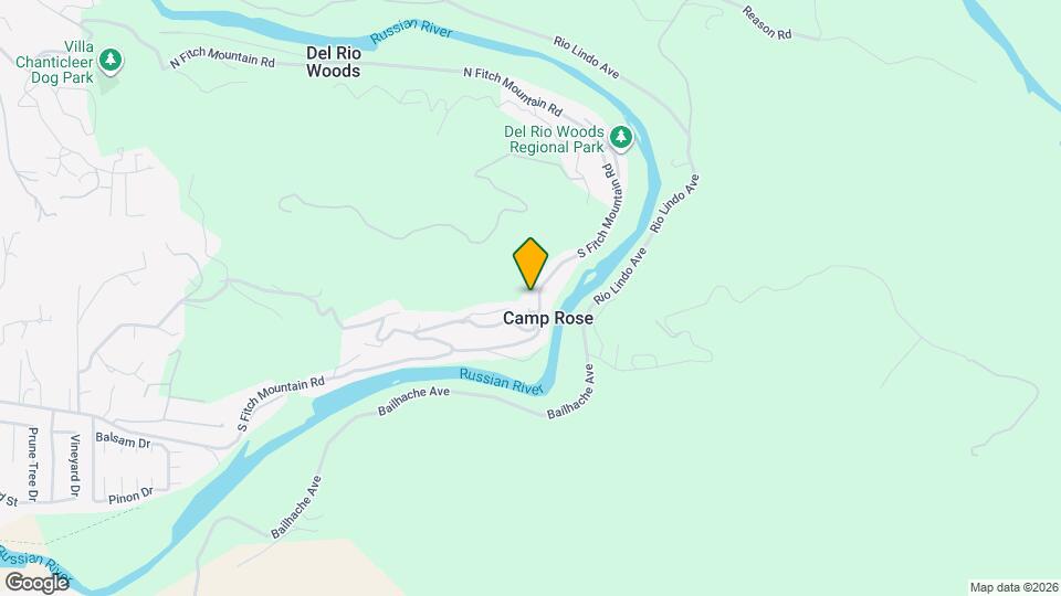 2325 S Fitch Mountain Rd Map and Location Details