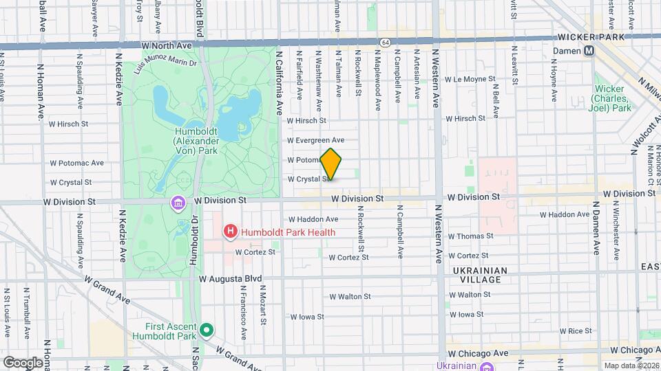 2647 W Crystal St Map and Location Details