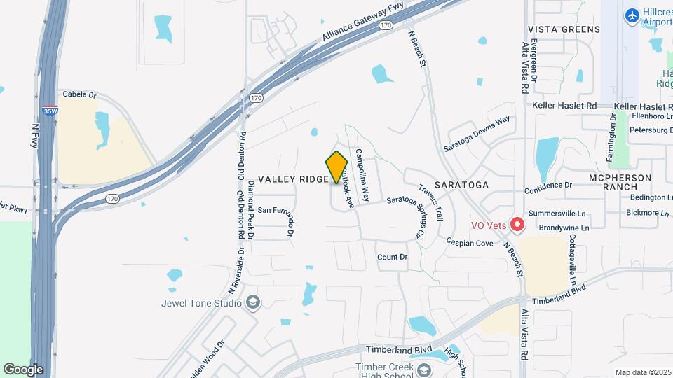 12728 Creamello Ave Mapa y Detalles de la Ubicación