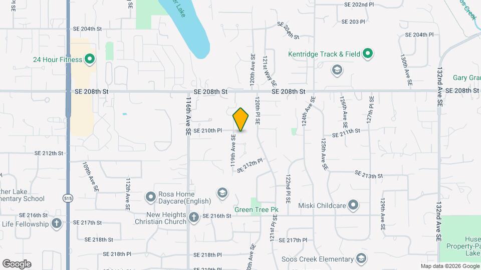 11909 SE 210th Pl Map and Location Details