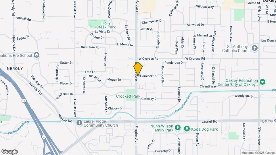 1961 Hemlock Dr Map and Location Details