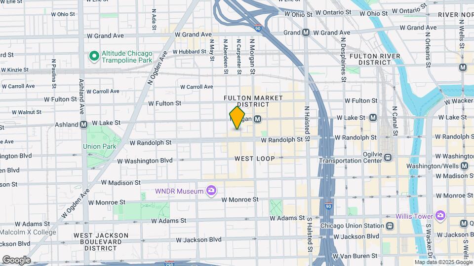 152 N Carpenter St Map and Location Details