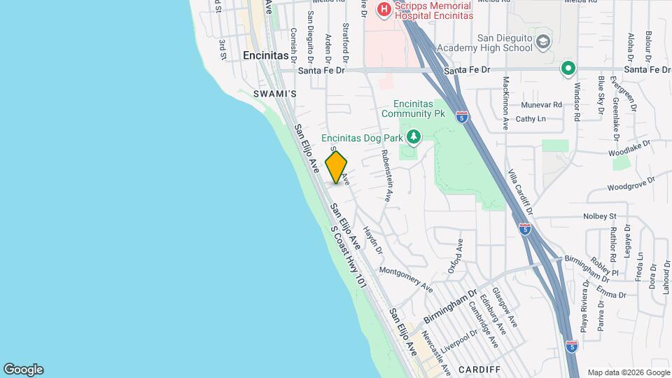 1537 San Elijo Ave Map and Location Details