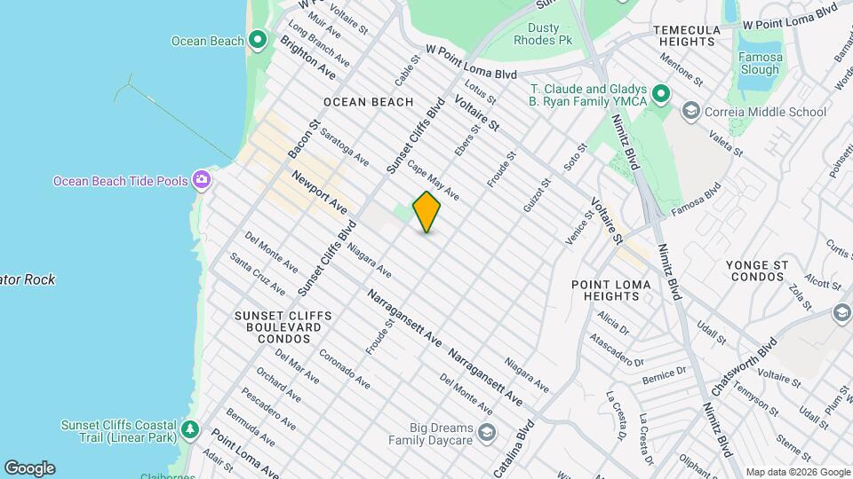 4649 Santa Monica Ave, Unit 4649 Map and Location Details