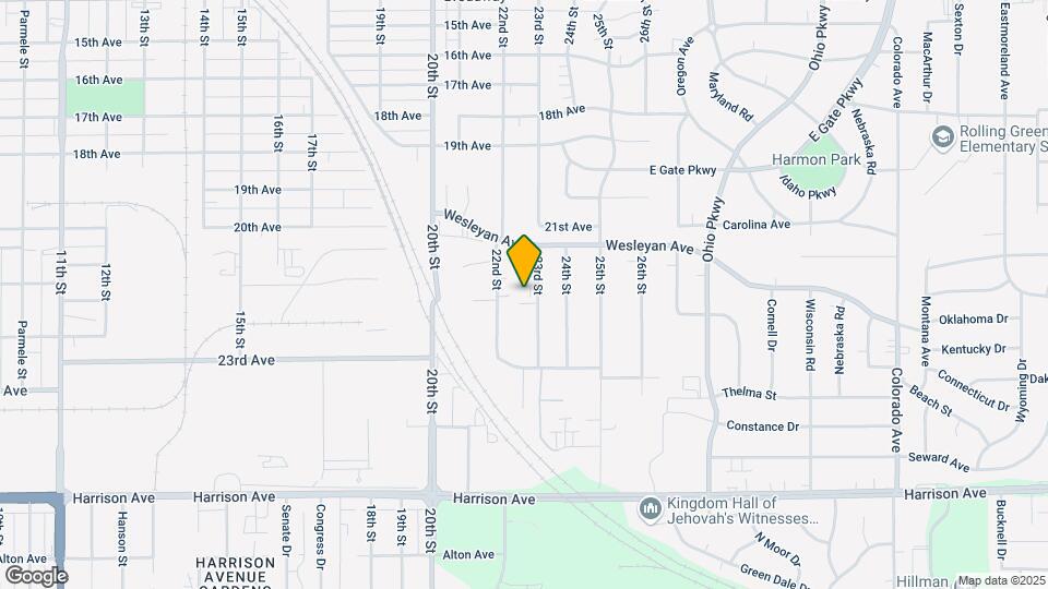 2307 23rd St Map and Location Details
