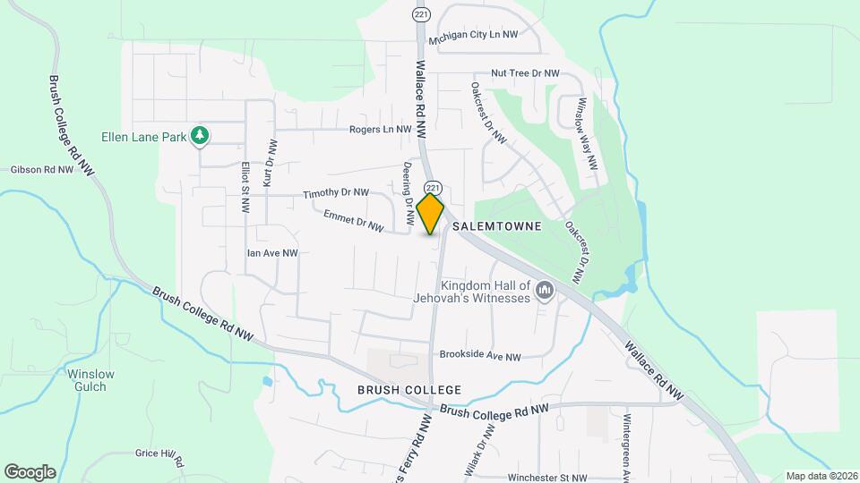 3047 Wallace Rd NW Map and Location Details