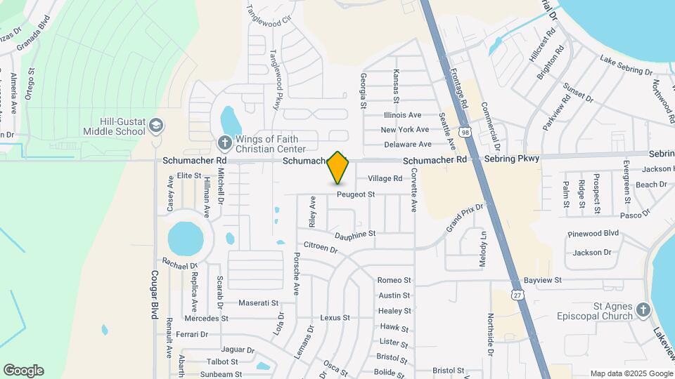 3806 Peugeot St Map and Location Details