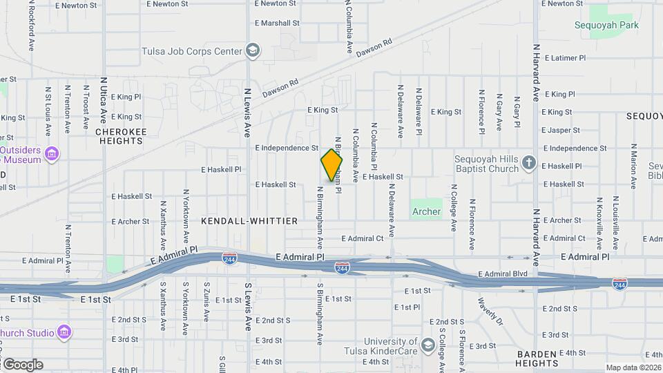 146 N Birmingham Pl Map and Location Details