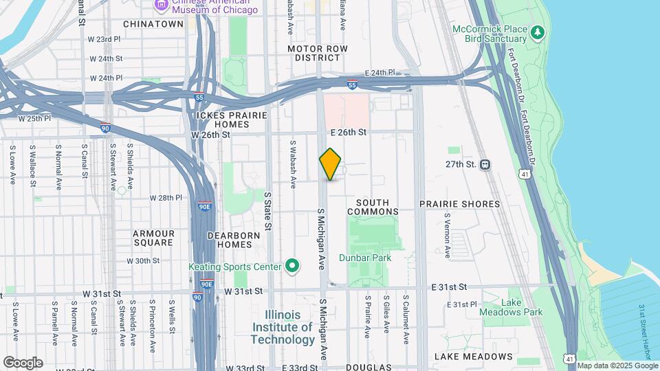 2803 S Michigan Ave Map and Location Details