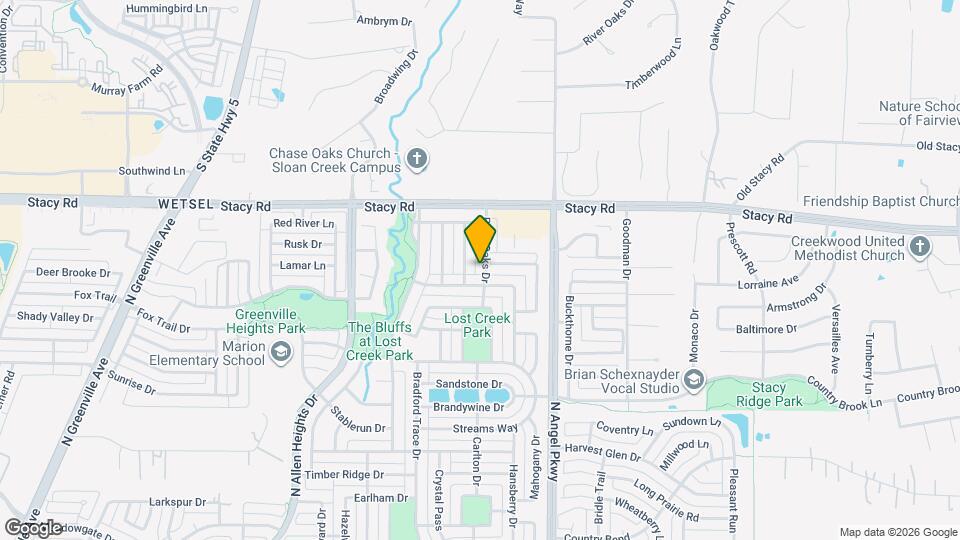 1705 River Oaks Dr Map and Location Details