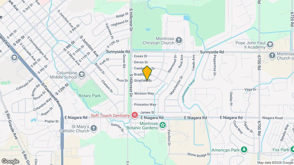 2120 Stratford Dr Mapa y Detalles de la Ubicación