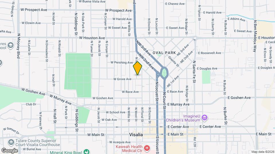 800 N West St Map and Location Details