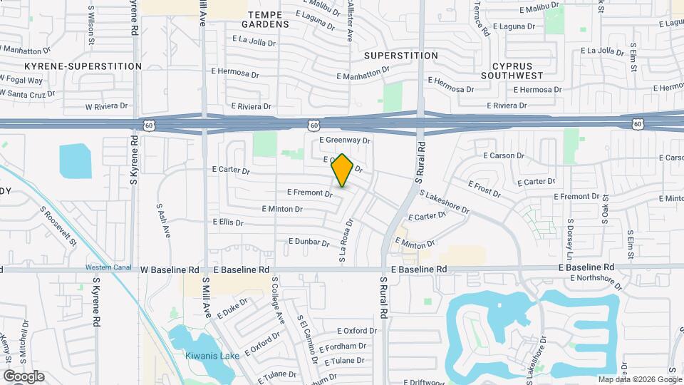 514 E Fremont Dr Map and Location Details