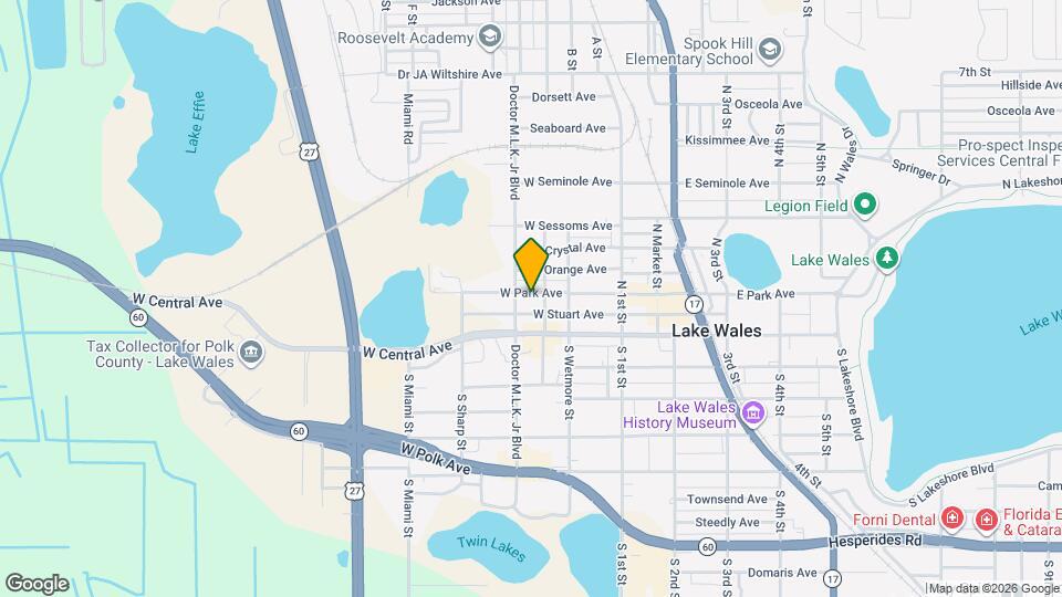 133 W Park Ave Map and Location Details