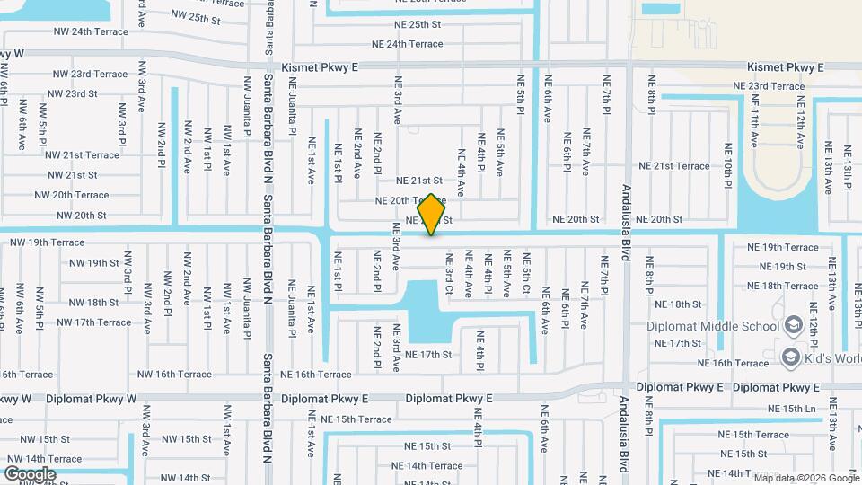 323 NE 19th Terrace Map and Location Details