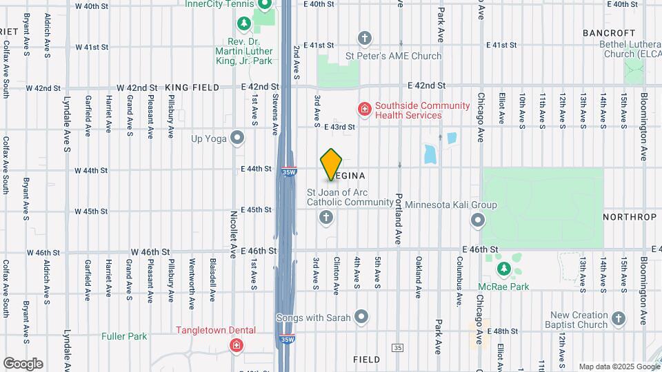 4424 Clinton Ave Map and Location Details