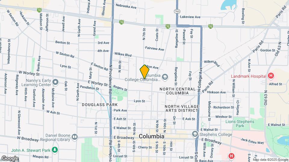 701 Hickman Ave Mapa y Detalles de la Ubicación
