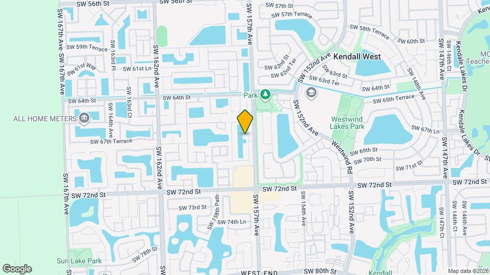 6762 SW 157th Ct Map and Location Details