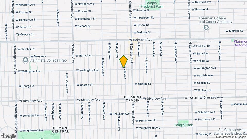 5639 W Wellington Ave Map and Location Details