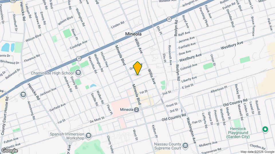 184 Cleveland Ave Map and Location Details