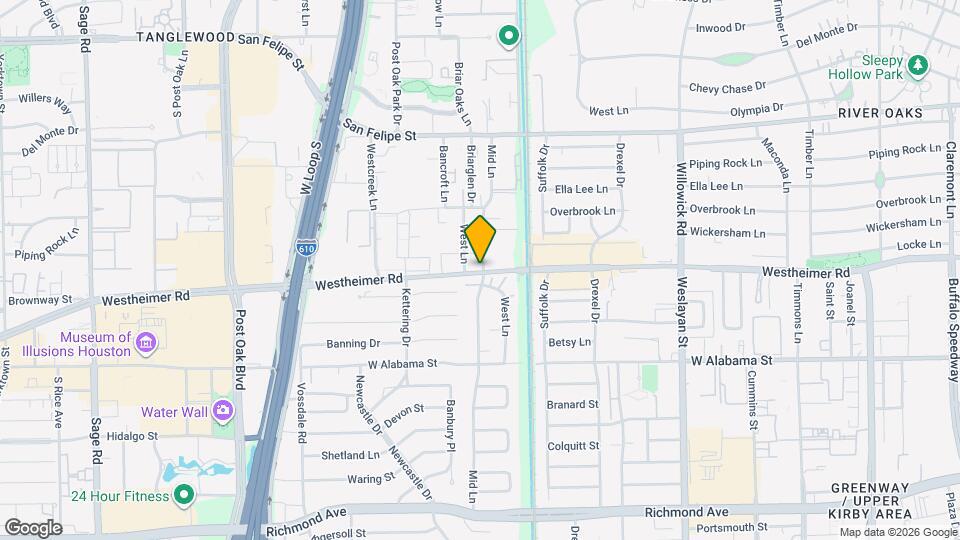 4300 Westheimer Rd Mapa y Detalles de la Ubicación