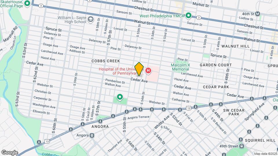 5425 Cedar Ave Map and Location Details