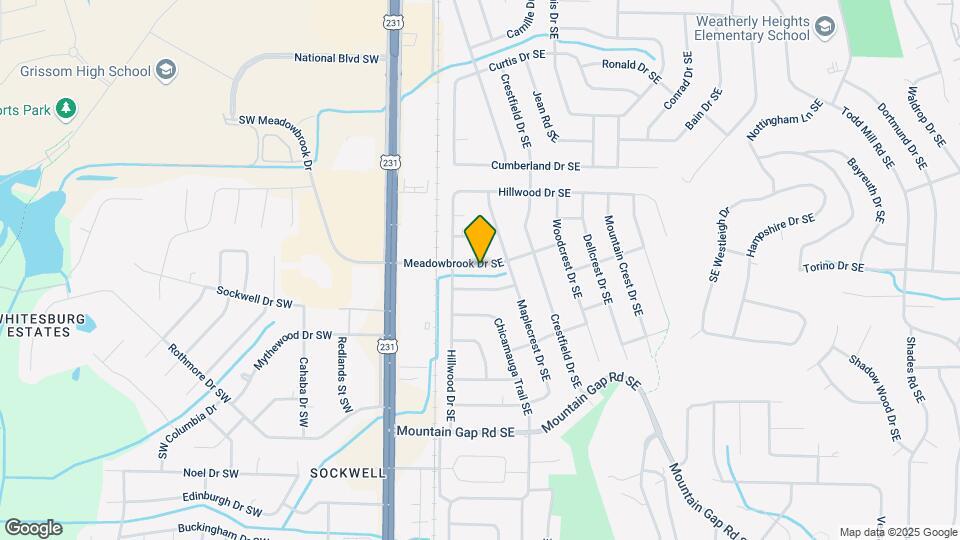 307 Meadowbrook Dr SE Map and Location Details