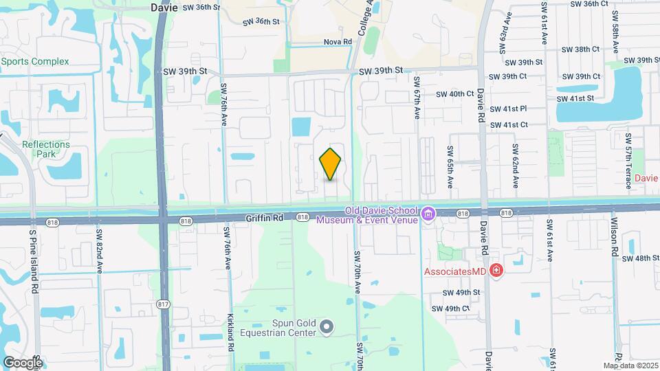 7175 Orange Dr, Unit Davie Rental Mapa y Detalles de la Ubicación
