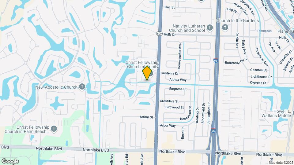 115 Palm Bay Dr Map and Location Details