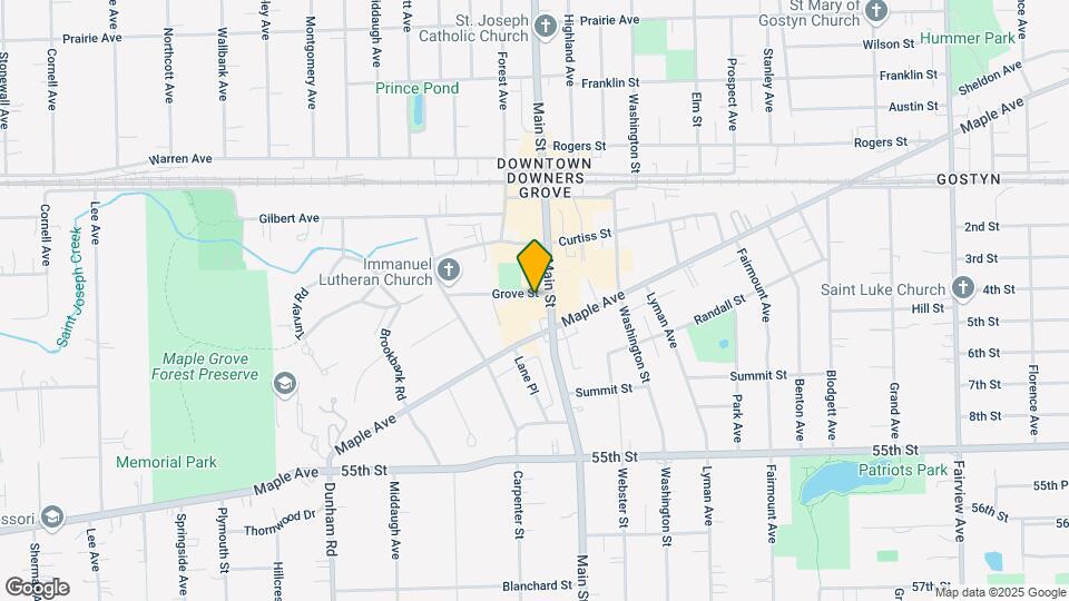 1031 Grove St Mapa y Detalles de la Ubicación