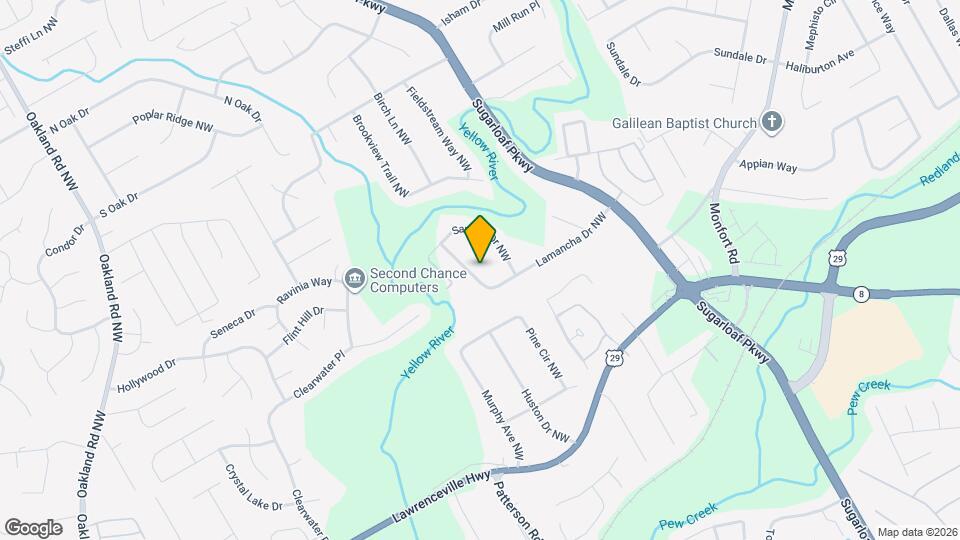 1763 Lamancha Dr NW Map and Location Details