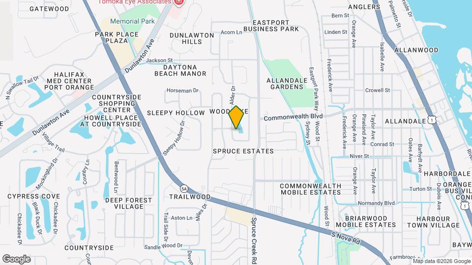 4585 Alder Dr Mapa y Detalles de la Ubicación
