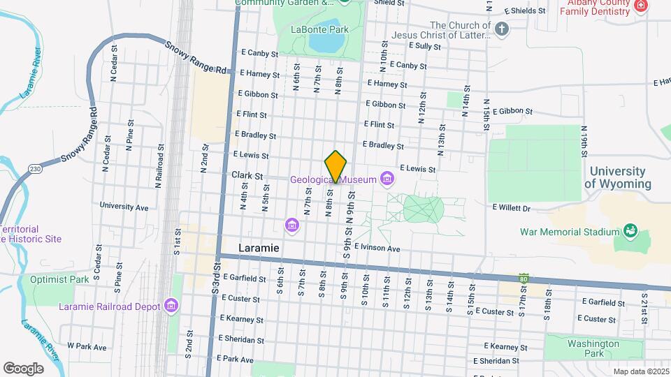 267 N 8th St Map and Location Details