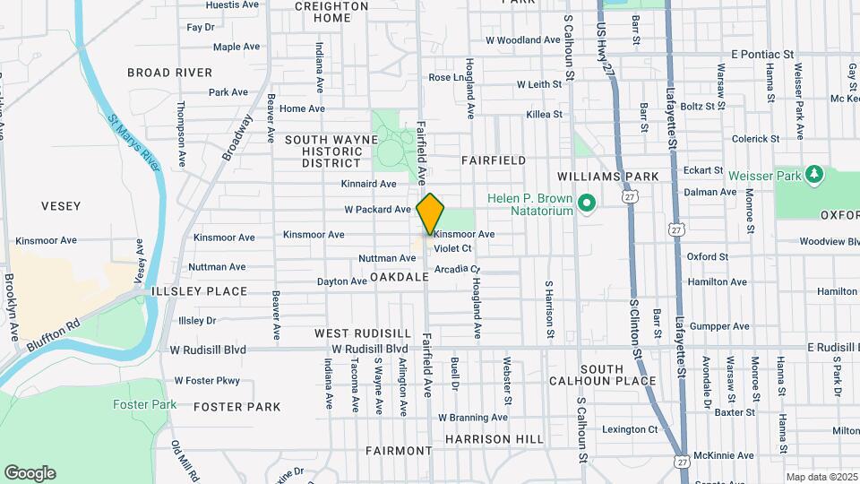 3407 Fairfield Ave-Unit -Apt 201 Map and Location Details