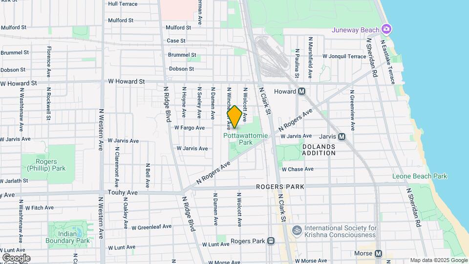 7363 N Winchester Ave Map and Location Details