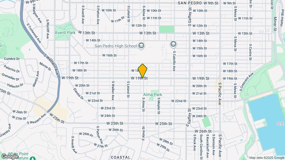 1905 S Alma St, Unit 1905 Map and Location Details