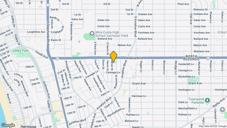1732 Carver St Map and Location Details