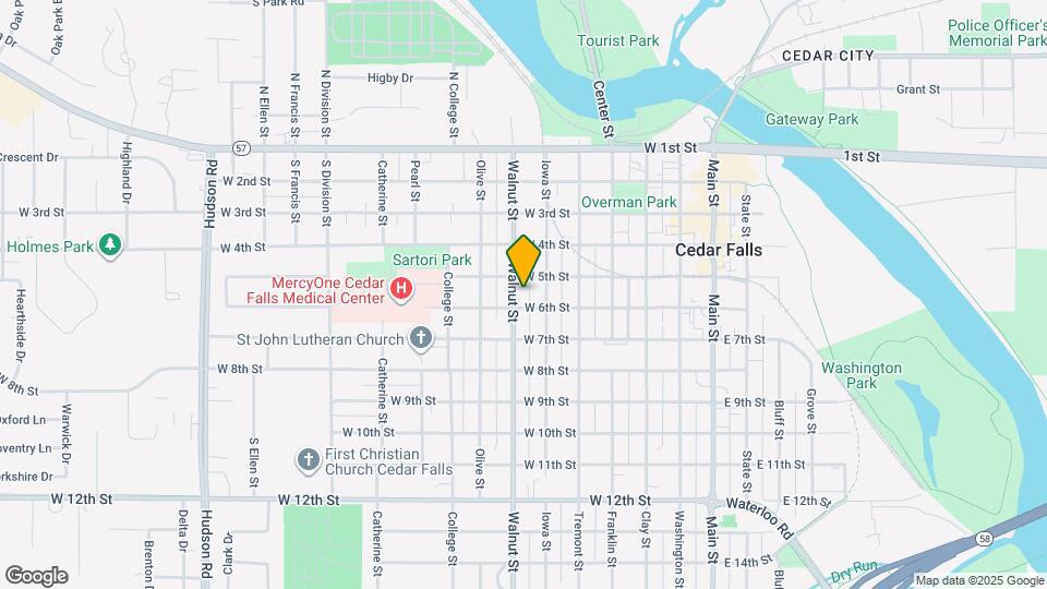 514 Walnut St Map and Location Details