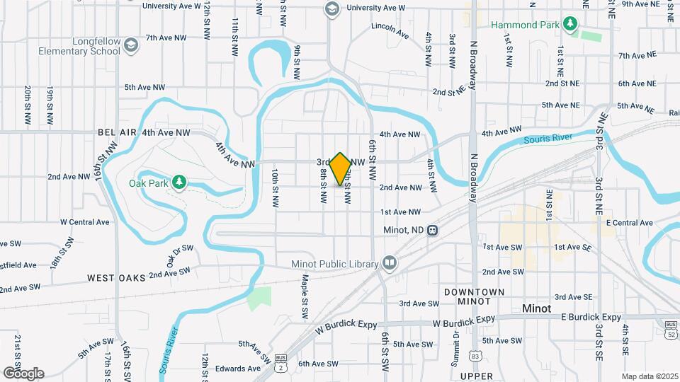 123 7th St NW Map and Location Details
