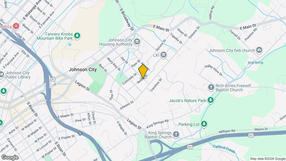 214 Bettie St Map and Location Details