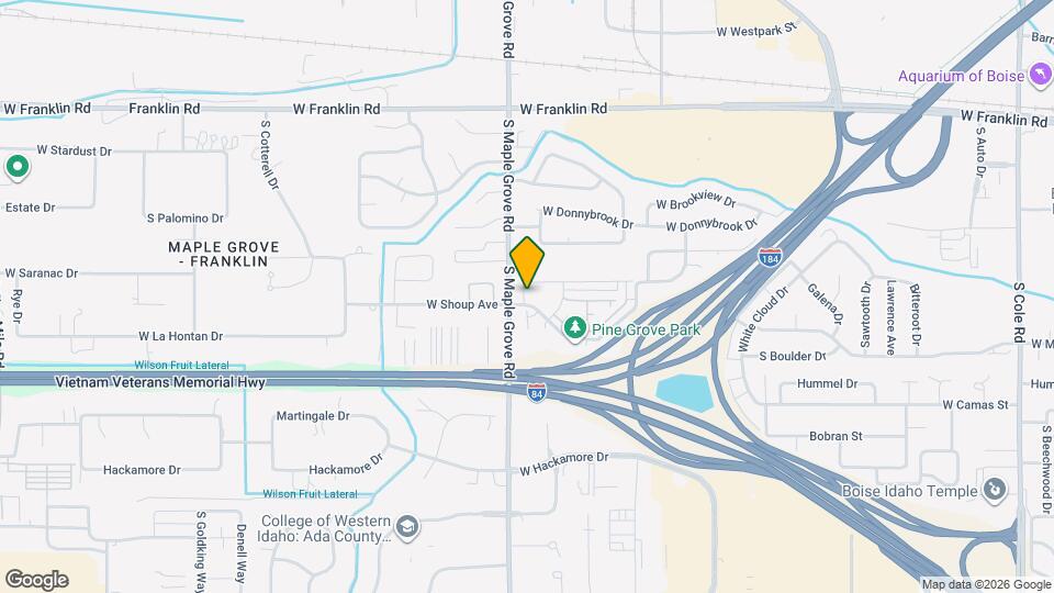 572 S Blue Pine Ln Map and Location Details