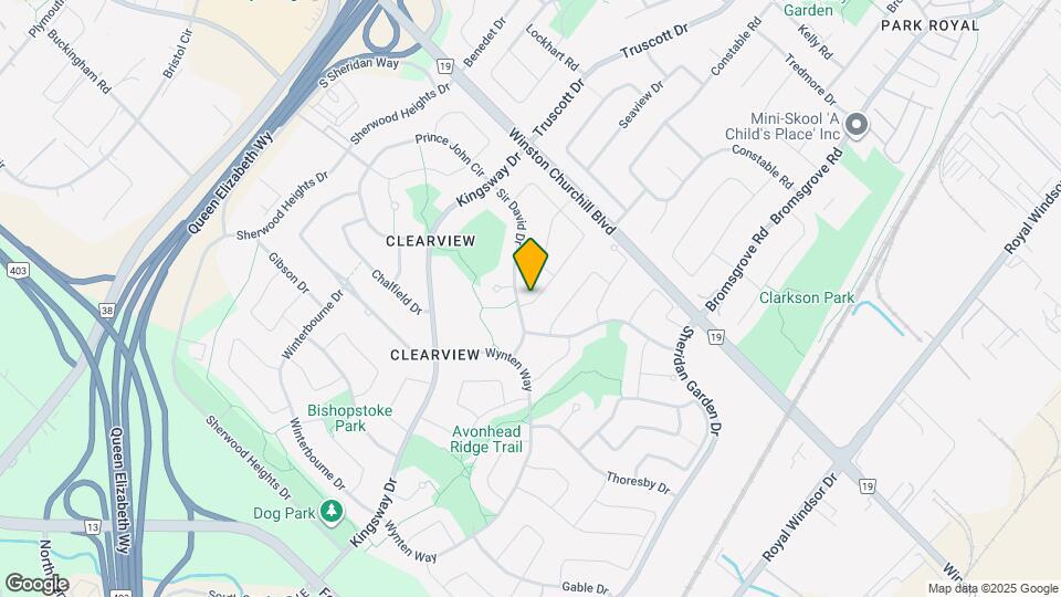 1200 Greenwood Crescent Map and Location Details