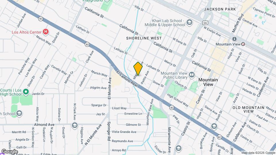 725 Mariposa Ave. Map and Location Details