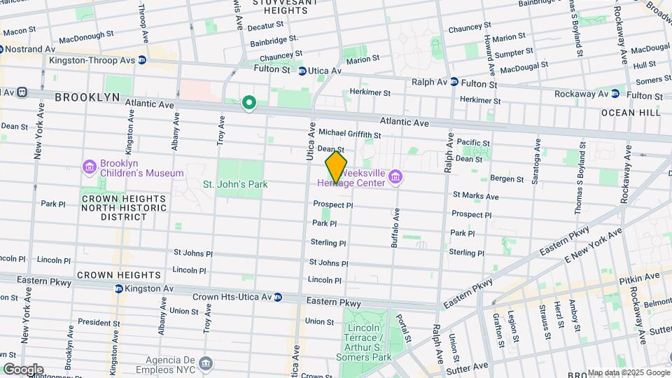 1232 Saint Marks Ave Map and Location Details