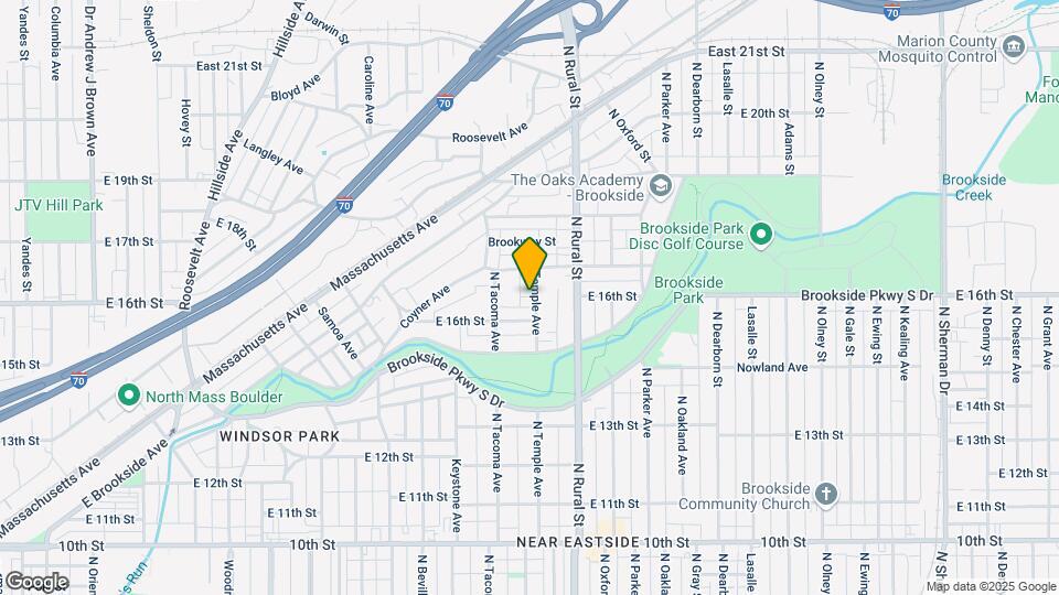 1622 N Temple Ave Map and Location Details