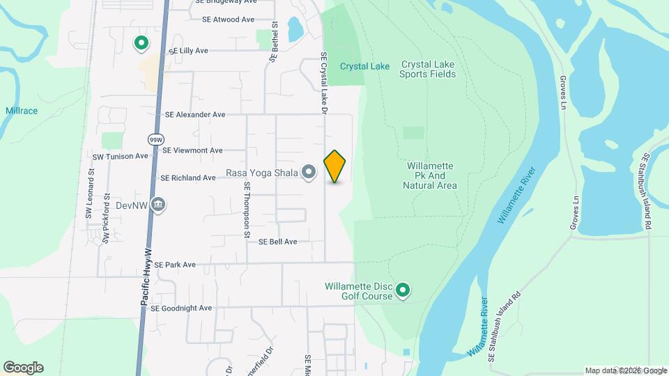 2435 SE Crystal Lake Dr Map and Location Details