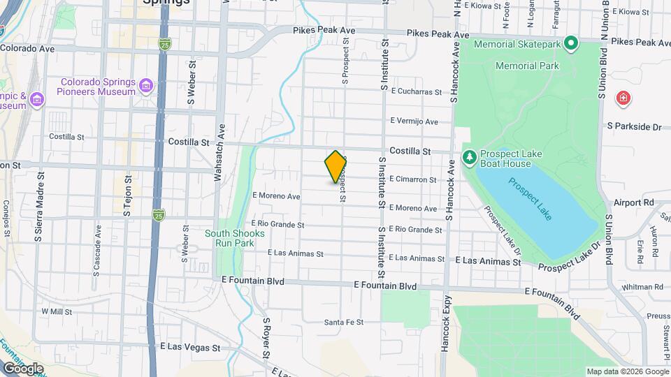 749 E Cimarron St Map and Location Details