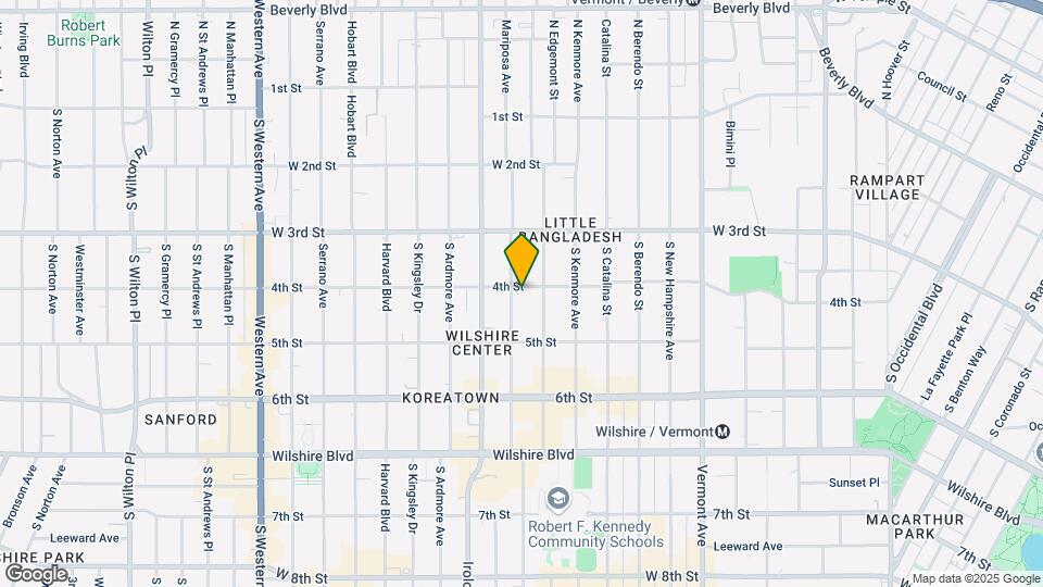 400 S Mariposa Ave-Unit -10 Map and Location Details