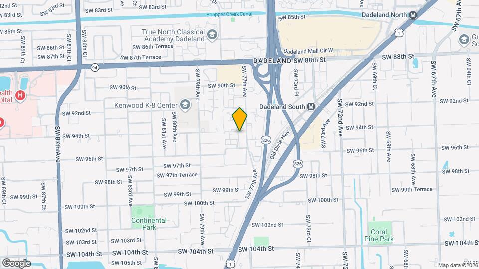9425 SW 77th Ct Map and Location Details