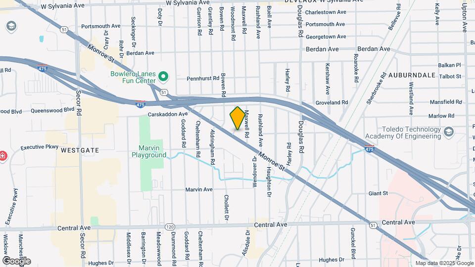 4274 Monroe St Map and Location Details